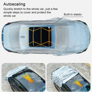Automatic Retractable SUV Universal Sunshade Snow-proof Dust-proof Cover, Size:M