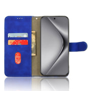 For Huawei Pura 70 Skin Feel Magnetic Flip Leather Phone Case(Blue)