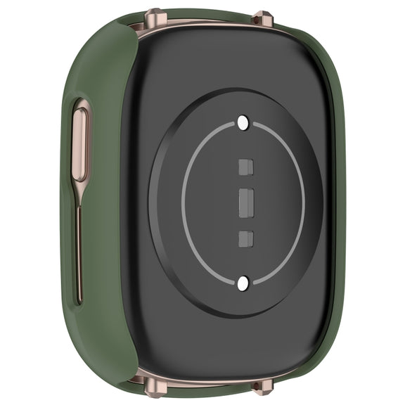 For Honor Watch 4 Half Coverage Hollow PC Watch Protective Case(Dark Green)