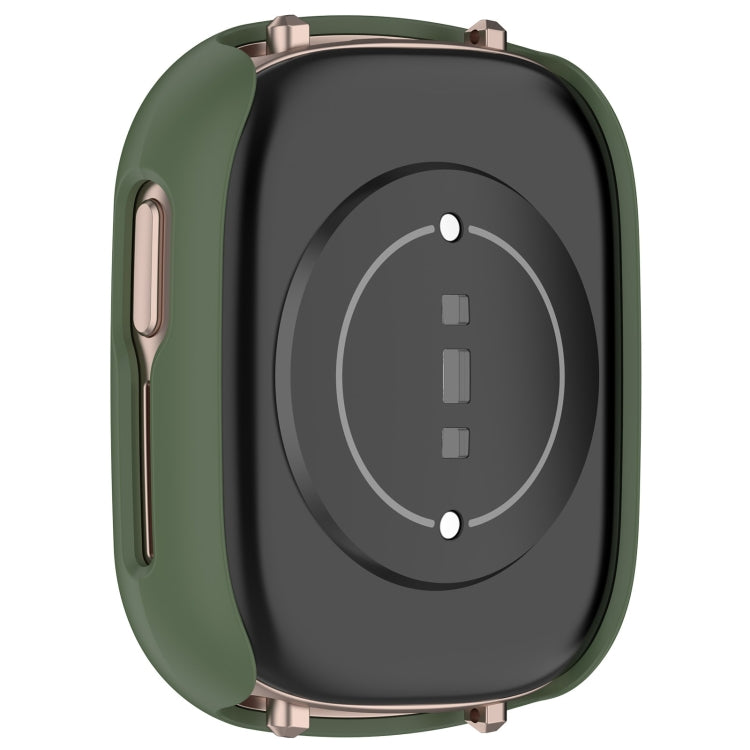 For Honor Watch 4 Half Coverage Hollow PC Watch Protective Case(Dark Green)