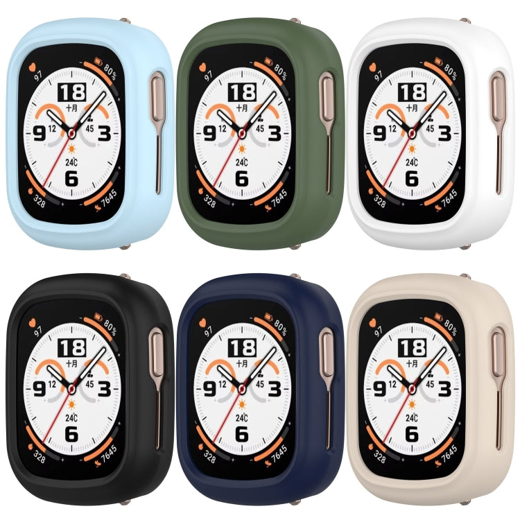 For Honor Watch 4 Half Coverage Hollow PC Watch Protective Case(Dark Green)