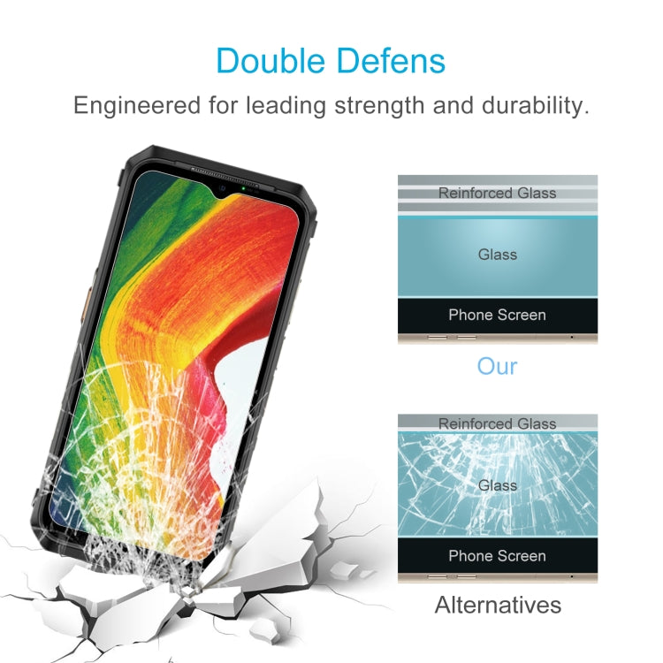 For Ulefone Power Armor 18 Ultra 50pcs 0.26mm 9H 2.5D Tempered Glass Film