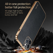 For iPhone 15 Pro Max SULADA TPU + Litchi Texture Leather Phone Case(Green)