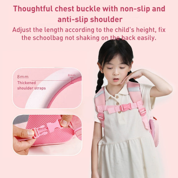 Children Cartoon Anti-Lost Small School Bag Backpack(Pig Pig Duck)