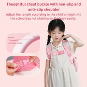 Children Cartoon Anti-Lost Large School Bag Backpack(Lion)