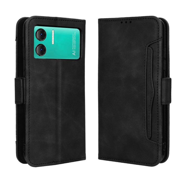For Doogee X98 Skin Feel Calf Texture Card Slots Leather Phone Case(Black)