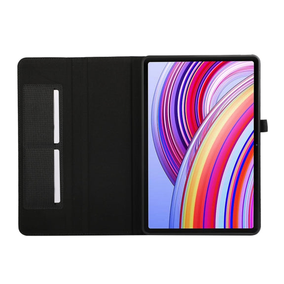 For Xiaomi Redmi Pad Pro 12.1 Fabric Leather Tablet Case(Black)
