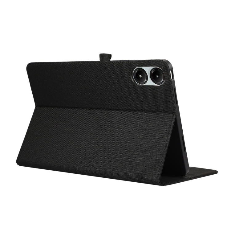 For Xiaomi Redmi Pad Pro 12.1 Fabric Leather Tablet Case(Black)