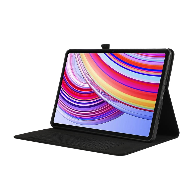 For Xiaomi Redmi Pad Pro 12.1 Fabric Leather Tablet Case(Black)