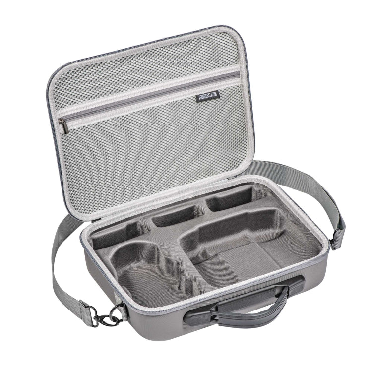 For DJI Mini 4 Pro / RC with Screen Standard STARTRC Shoulder Storage Bag PU Handbag(Grey)