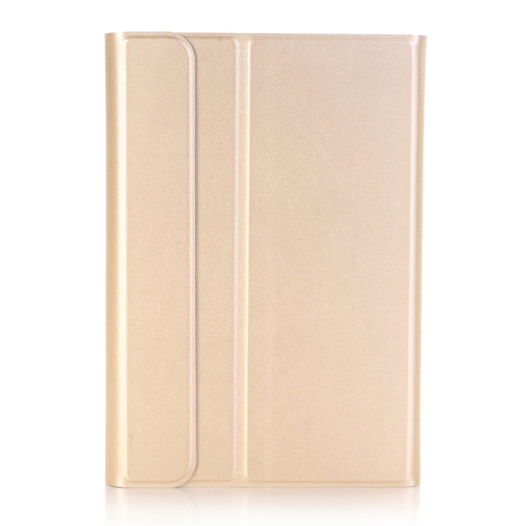 A0T8 For Huawei MatePad T8 8 inch ABS Ultra-thin Detachable Bluetooth Keyboard Voltage PU Leather Tablet Case with Bracket(Gold)