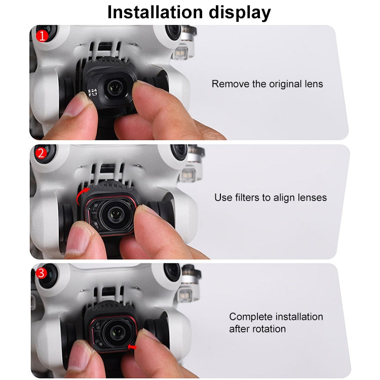 For DJI Mini 4 Pro STARTRC Drone Lens Filter, Lens:CPL ND8/16/32/64/256