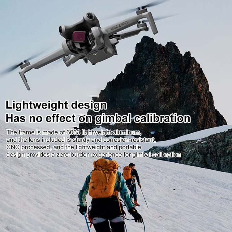For DJI Mini 4 Pro STARTRC Drone Lens Filter, Lens:CPL ND8/16/32/64/256