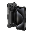 For iPhone 15 Pro Max R-JUST RJ17 Shockproof Armor Metal Phone Case(Black) - free shipping - PMC TechLife - Order now!
