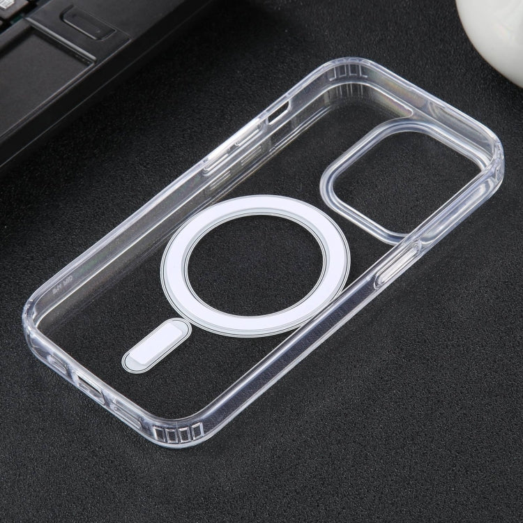 For iPhone 15 Pro Max GEBEI MagSafe Magnetic Transparent Phone Case(Transparent)