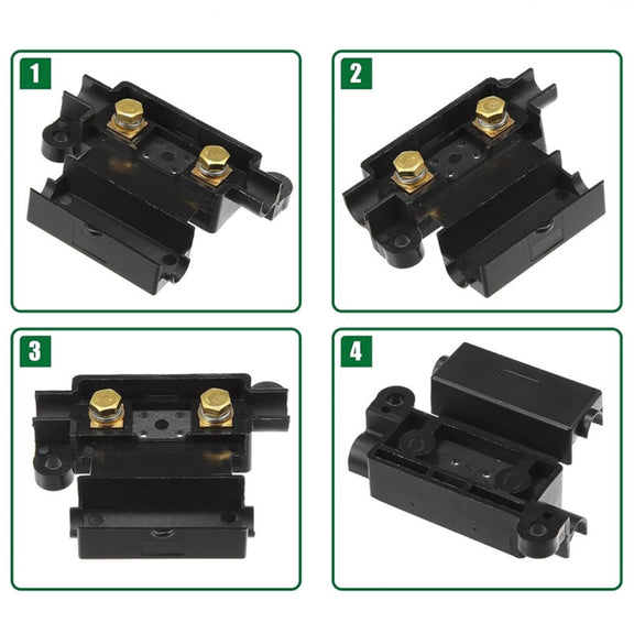 6 in 1 For Dual Battery Systems ANS Car Fuse Holder Fuse Box Kit, Current:80A