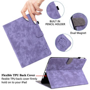 For Lenovo Tab P12 Tiger Pattern Flip Leather Tablet Case(Purple)