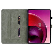 For Lenovo Tab M11/Xiaoxin Pad 11 2024 Tiger Pattern Flip Leather Tablet Case(Red)