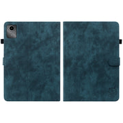 For Lenovo Tab M11/Xiaoxin Pad 11 2024 Tiger Pattern Flip Leather Tablet Case(Dark Blue)