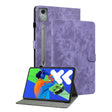 For Lenovo Tab P12 Pro 12.7 2025 Tiger Pattern Flip Leather Tablet Case(Purple) - Lenovo by PMC TechLife | Online Shopping South Africa | PMC TechLife | Buy Now Pay Later Mobicred
