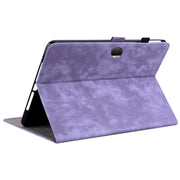 For Honor Pad 9 12.1 Embossed Tiger Pattern Leather Tablet Case(Purple)