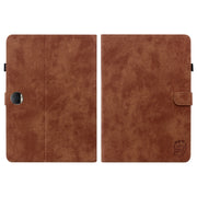 For Honor Pad 9 12.1 Embossed Tiger Pattern Leather Tablet Case(Brown)