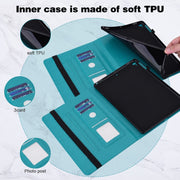 For Samsung Galaxy Tab S9 Embossed Butterfly Pattern Horizontal Flip Leather Tablet Case(Blue)