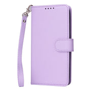 For iPhone 16 Pro BETOPNICE BN-005 2 in 1 Detachable Imitate Genuine Leather Phone Case(Light Purple)