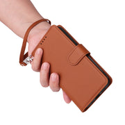 For iPhone 16 Pro Max BETOPNICE BN-005 2 in 1 Detachable Imitate Genuine Leather Phone Case(Brown)