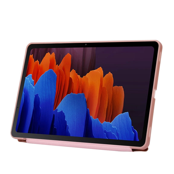 For Samsung Galaxy Tab S9 Deformation Silicone Leather Tablet Case(Black)