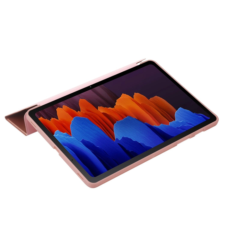 For Samsung Galaxy Tab S10+ / S9+ Deformation Silicone Leather Tablet Case(Black)