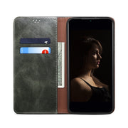 For Xiaomi Redmi K70/K70 Pro Oil Wax Crazy Horse Texture Leather Phone Case(Green)