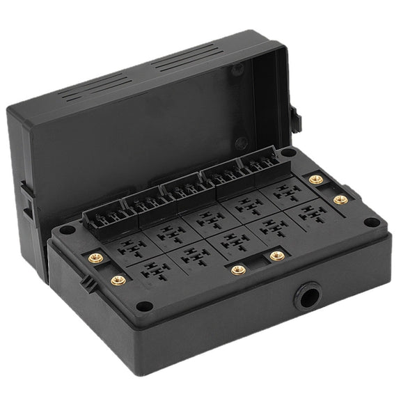 12V Car Multi-Way Relay Fuse Box 15 Way Fuse Holder