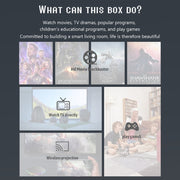 T95Z Plus 8K WiFi6 Android 12.0 Smart TV Box with Remote Control, 4GB+64GB, Allwinner H618 Quad-Core(AU Plug)