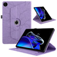 For Realme Pad 2 Tree Life Embossed Rotation Leather Tablet Case(Purple) - Realme by PMC TechLife | Online Shopping South Africa | PMC TechLife | Buy Now Pay Later Mobicred