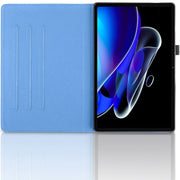 For Realme Pad 2 Tree Life Embossed Rotation Leather Tablet Case(Blue)