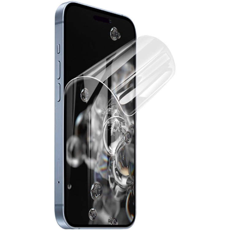For iPhone 15 2pcs/Set imak Curved Full Screen Hydrogel Film Protector