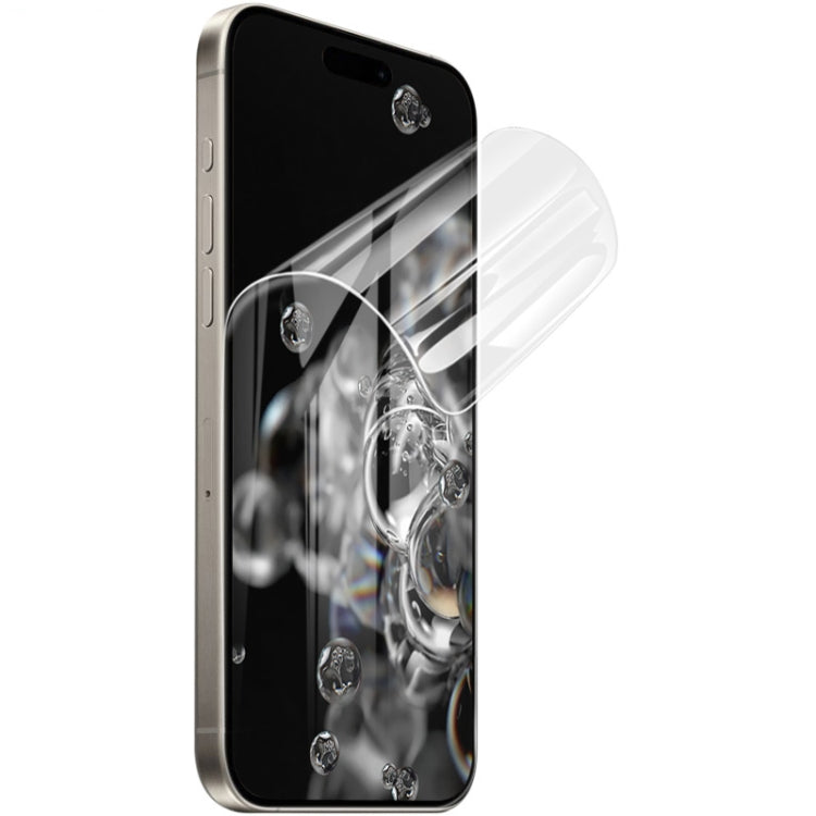 For iPhone 15 Pro Max 2pcs/Set imak Curved Full Screen Hydrogel Film Protector