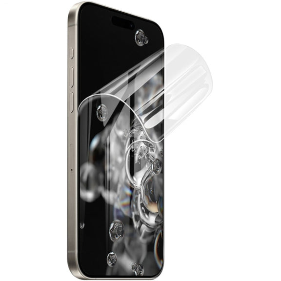 For iPhone 15 Pro Max 2pcs/Set imak Curved Full Screen Hydrogel Film Protector