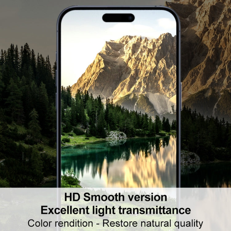 For iPhone 15 Pro Max 2pcs/Set imak Curved Full Screen Hydrogel Film Protector
