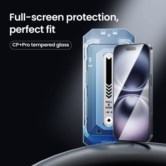 For iPhone 16 Plus NILLKIN CP+Pro Explosion-proof Tempered Glass Film