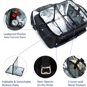 Foldable and Portable Outdoor Car Camping Picnic Storage Bag(Black)
