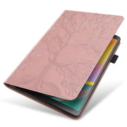 For Honor Pad 9 Tree Life Series Embossed Leather Tablet Case(Rose Gold)