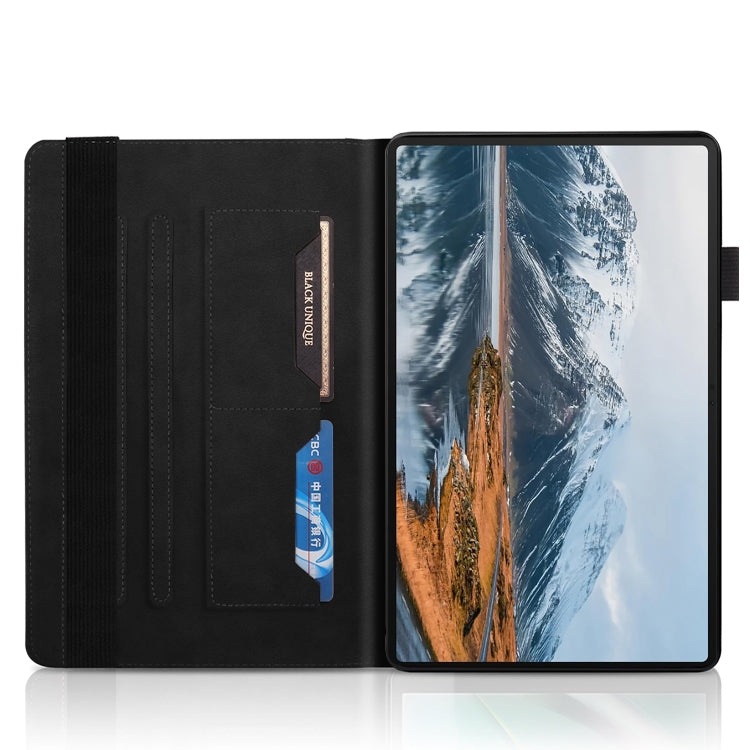 For Honor Pad X8a Tree Life Series Embossed Leather Tablet Case(Black)