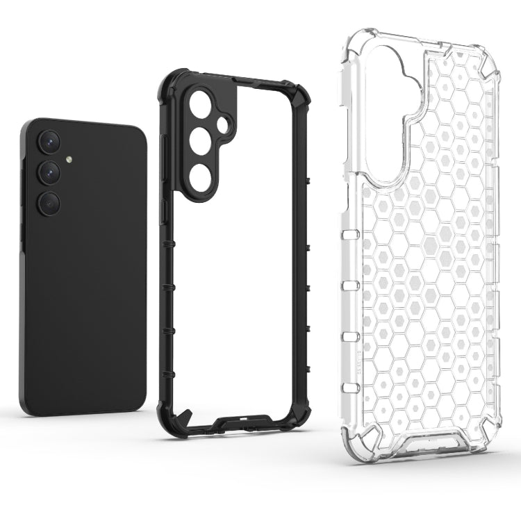 For Samsung Galaxy A35 5G Shockproof Honeycomb PC + TPU Protective Phone Case(Green)