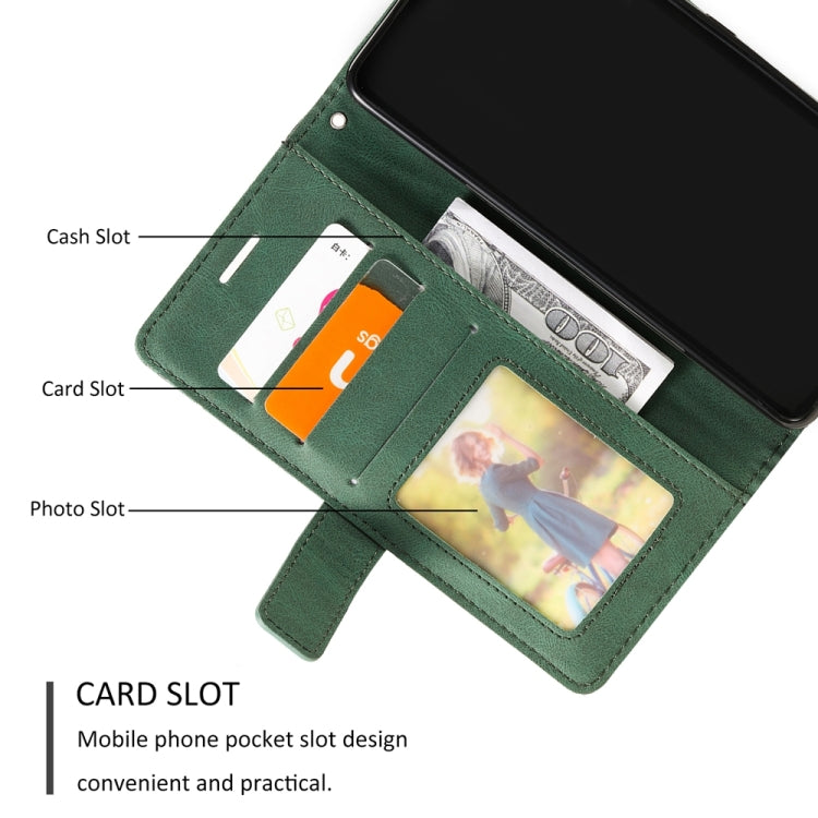 For iPhone 16 Skin Feel Splicing Leather Phone Case(Green)