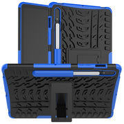 For Samsung Galaxy Tab S9 / S7 / S8 Tire Texture TPU + PC Tablet Case(Blue)
