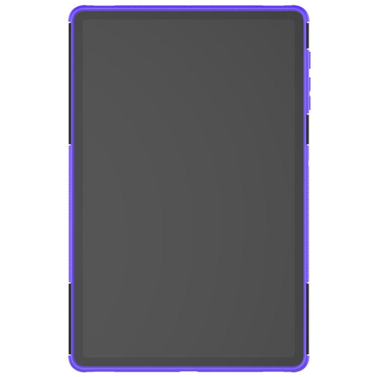 For Samsung Galaxy Tab S9+ Tire Texture TPU + PC Tablet Case(Purple)