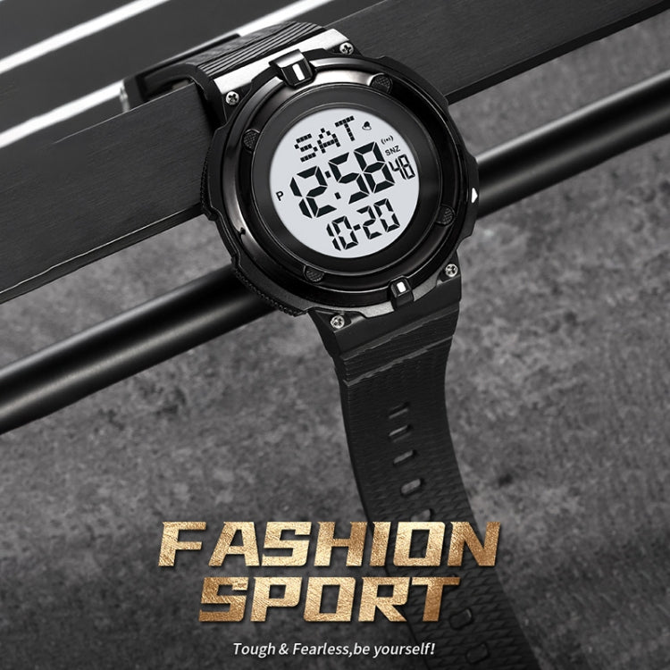 SKMEI 2010 Multifunctional Men 50M Water-resistant Luminous Digital Wrist Watch(Gold)