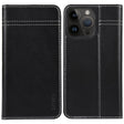 For iPhone 15 Pro Max GEBEI Top-grain Horizontal Flip Leather Phone Case(Black) - iPhone 15 Pro Max Cases by GEBEI | Online Shopping South Africa | PMC TechLife | Buy Now Pay Later Mobicred